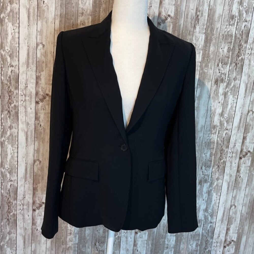 LOFT Black Lined Blazer/Jacket size 2